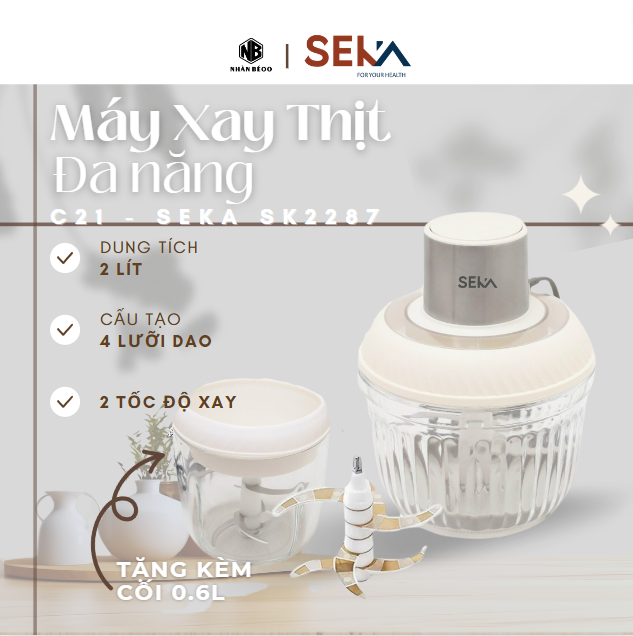 Máy Xay Thịt Đa Năng SEKA SK2287