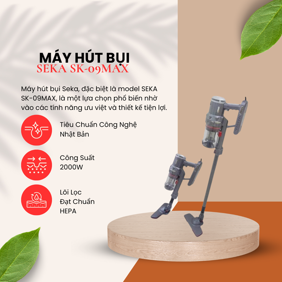 Máy Hút Bụi SEKA SK-09MAX