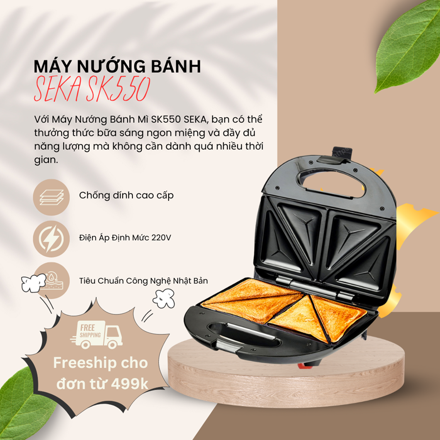 Máy Nướng Bánh SEKA SK550