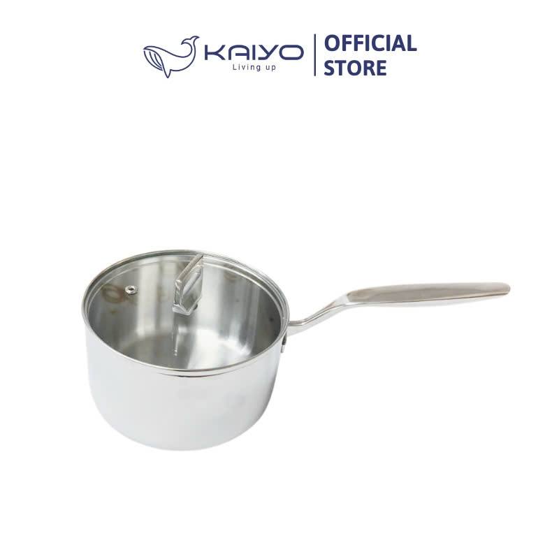 Quánh đúc inox 3 lớp đáy liền Tri-Ply Kaiyo mini; size 10cm