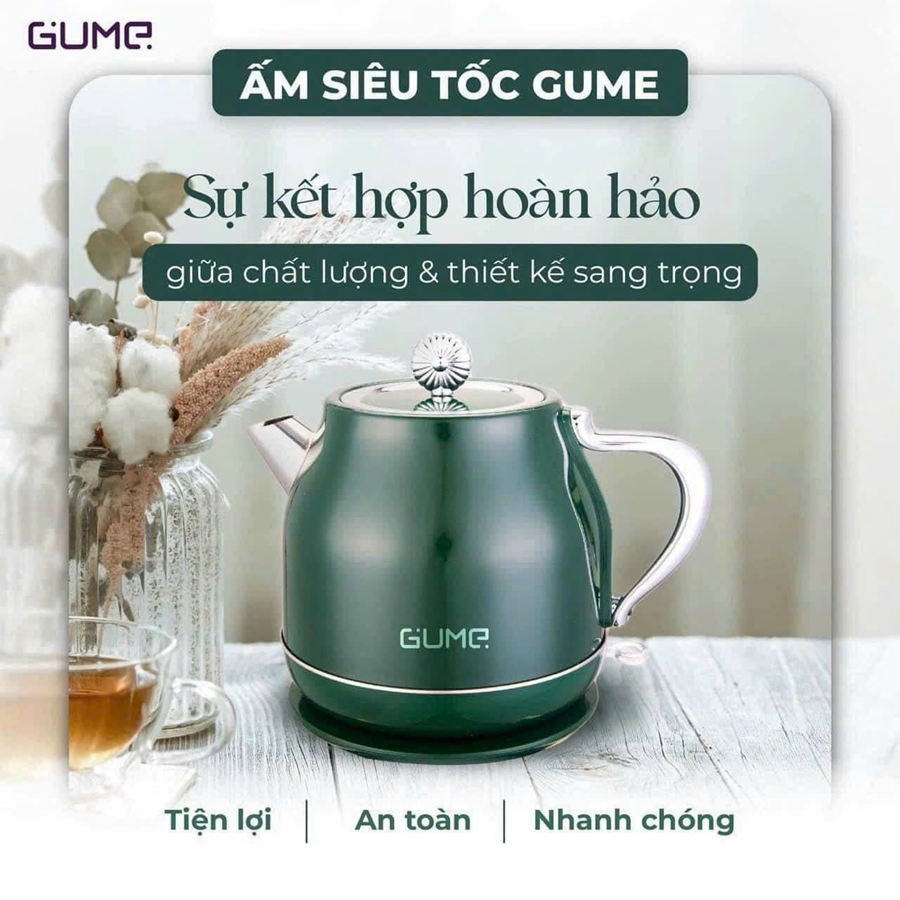 Ấm siêu tốc Deco GMEK-031 ( Xanh )